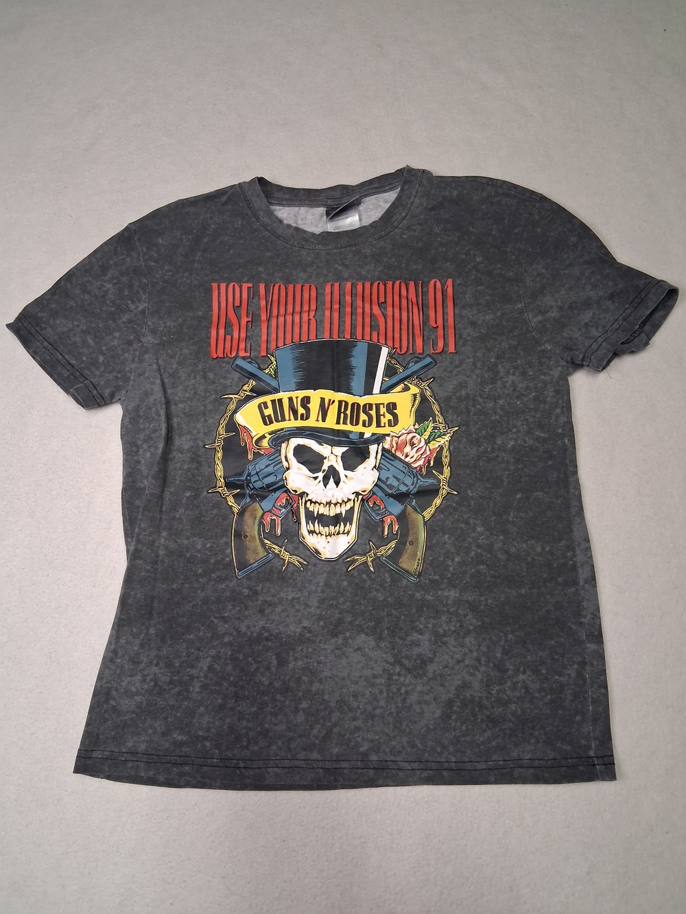 Kids Black Guns N' Roses Graphic Tee - Use Your Illusion 91